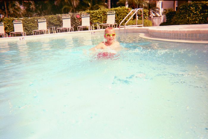Mike at the Shoeprint Pool