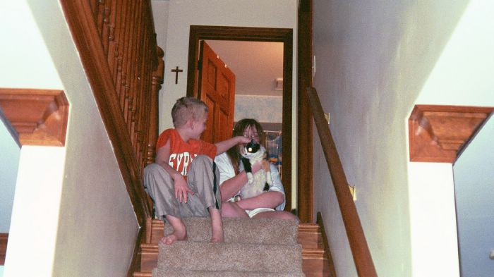 Easter 2002 - Kids and Neko