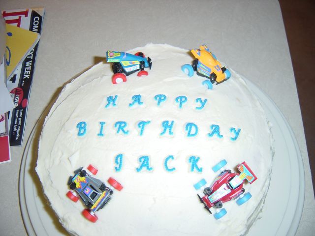 Jack is 45 -- Birthday Cake from Grandma