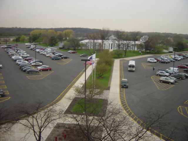 Picture of Lucent's Parking Lot -- Outside Dad's Office
