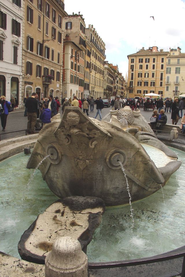 Fontana della Barcaccia  by Bernini