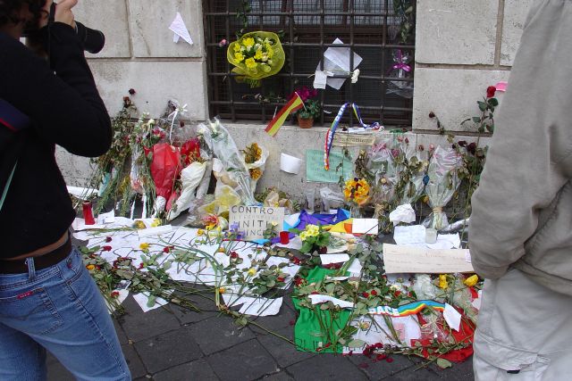 Spanish Embassy just after terrorist train attack