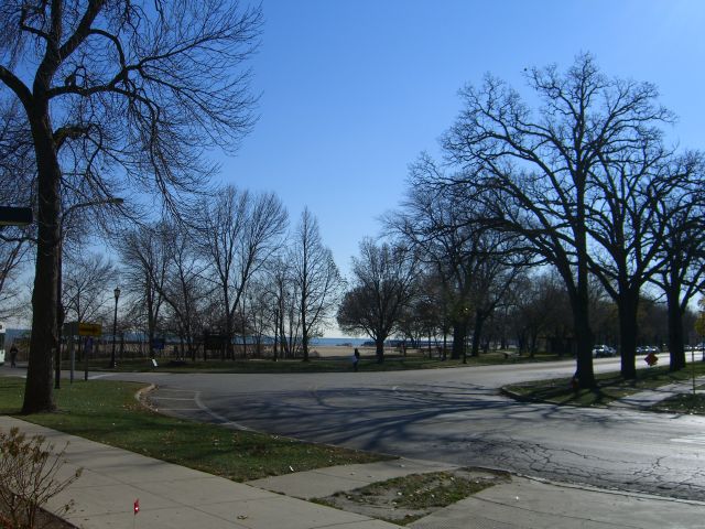 A view of Lake Michigan