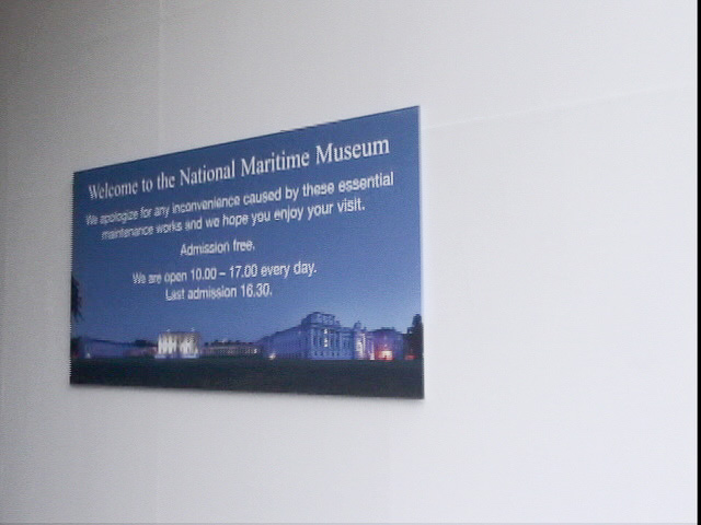 London040106-00348.jpg - Welcome to the National Maritime Museum