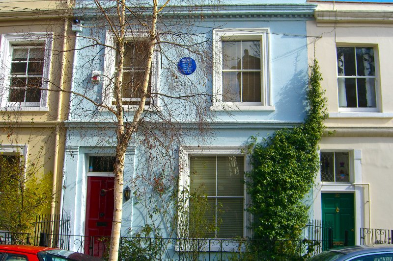 London040106-1758.jpg - George Orwell, 1903-1950. Novelist & Political Essayist Lived Here. 22 Portobello Road.