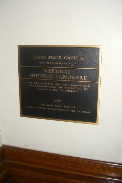 CIMG7893.JPG - Inside the Texas State Capitol, National Historic Landmark