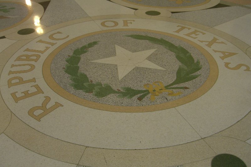CIMG7897.JPG - Inside the Texas State Capitol - Republic of Texas Seal