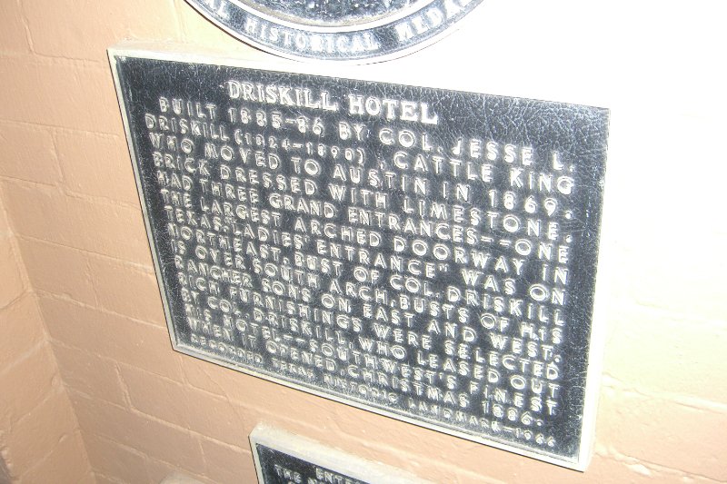 CIMG7952.JPG - Driskill Hotel Texas Historical Commission