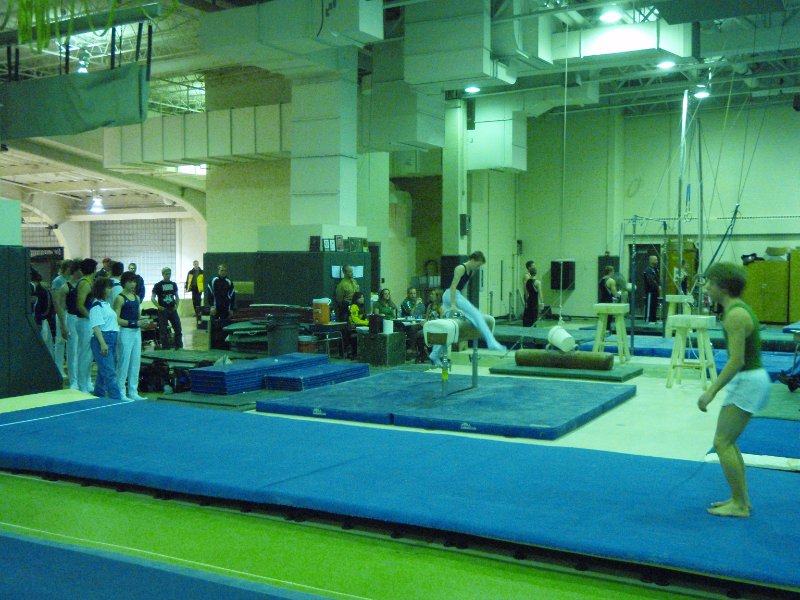 P3050014.JPG - York High School Gymnastics Meet 3/5/08