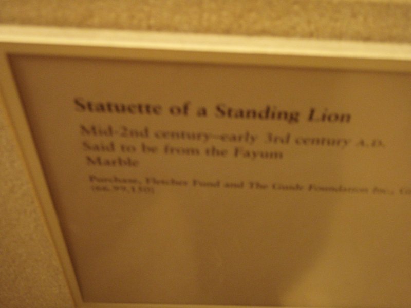 P2160010.JPG - Statuette of a Standing Lion