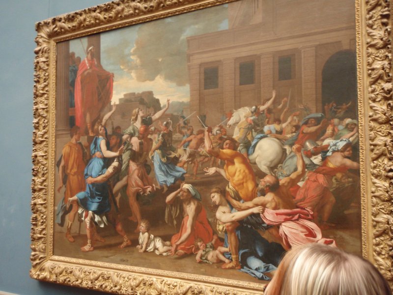 P2160101.JPG - The Abduction fo the Sabine Women by Nicolas Poussin, 1594-1665