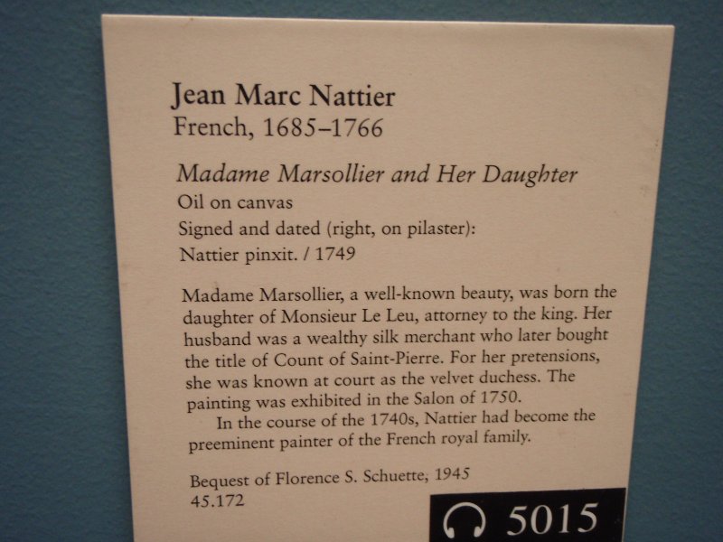 P2160112.JPG - Madame Marsollier and Her Daughter by Jean Marc Nattier, 1685-1766