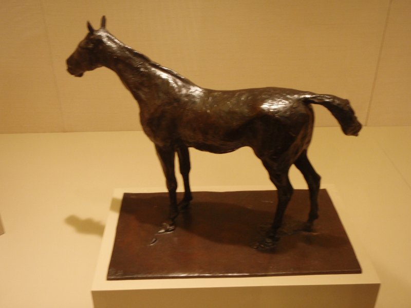 P2160127.JPG - Horse Standing 1920 bronze by Degas