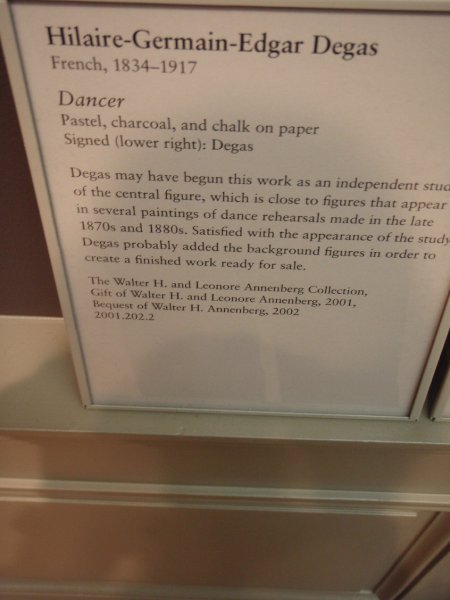 P2160135.JPG - Dancer by Edgar Degas, 1834-1917