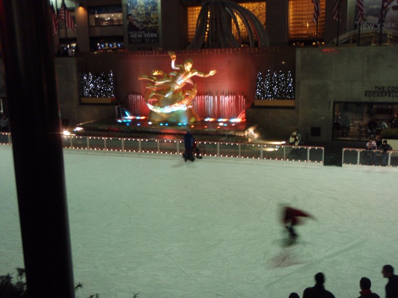 P2160233.JPG - Rockefeller Plaza-Ice Skating, Couple Proposing