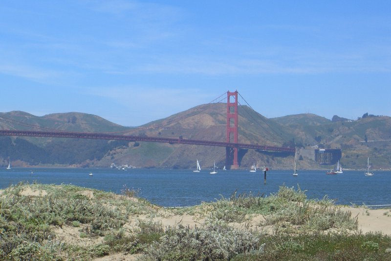 CIMG6448.JPG - Golden Gate Bridge view from Marina Dr near the tidal marsh