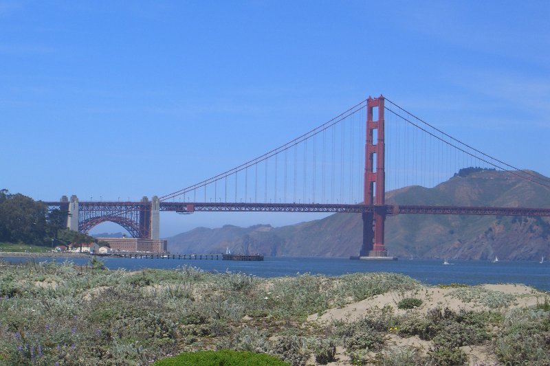CIMG6449.JPG - Golden Gate Bridge view from Marina Dr near the tidal marsh