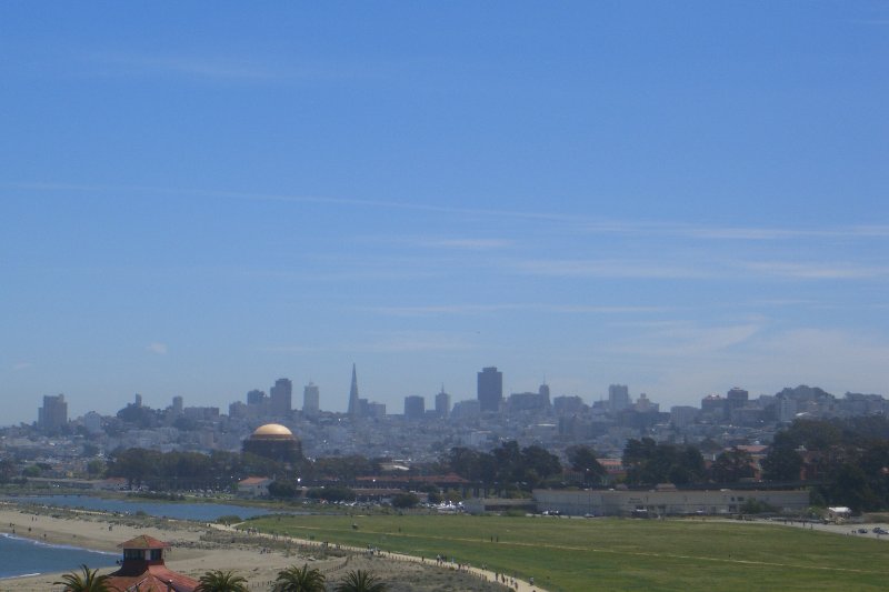 CIMG6459.JPG - San Francisco Skyline view from Near North Fort Scott