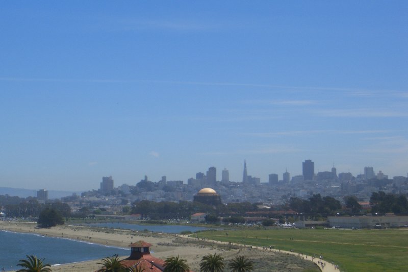 CIMG6461.JPG - San Francisco Skyline view from Near North Fort Scott