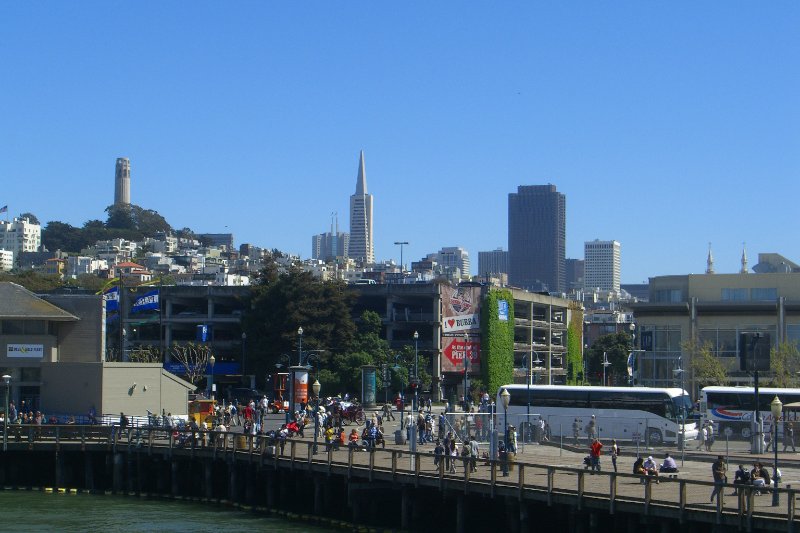 CIMG6610.JPG - View of San Francisco Skyline from Fisherman's Wharf Pier