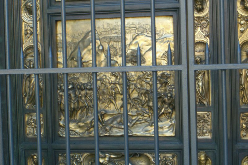 CIMG6383.JPG - Grace Cathedral-Replicas of Ghiberti's The Gates of Paradise from the Baptistry in Florence, Italy
