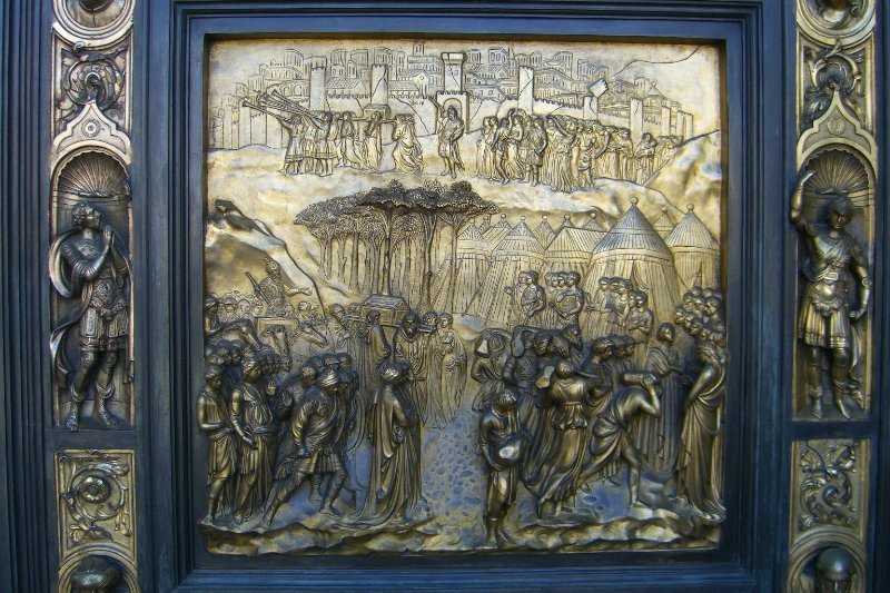 CIMG6385.JPG - Grace Cathedral-Replicas of Ghiberti's The Gates of Paradise from the Baptistry in Florence, Italy