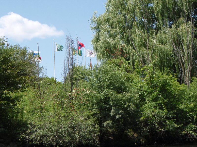 NorthShoreChannel-8020014.jpg - Flags of the World, Herbert Park, McCormick Blvd and Dempster