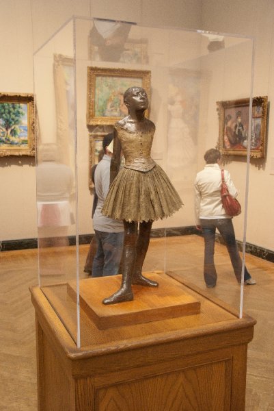 Boston041809-5222.jpg - "Little Fourteen-Year-Old Dancer" Bronze by Edgar Degas, 1880