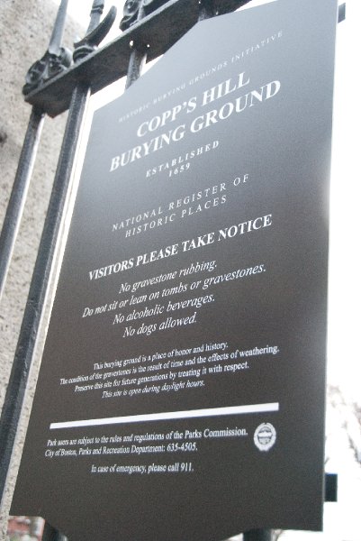 Boston041809-5326.jpg - Copp's Hill Burying Ground, Established 1659