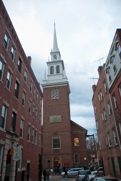 Boston041809-5325.jpg - The Old North Church looking Southeast on Hull St