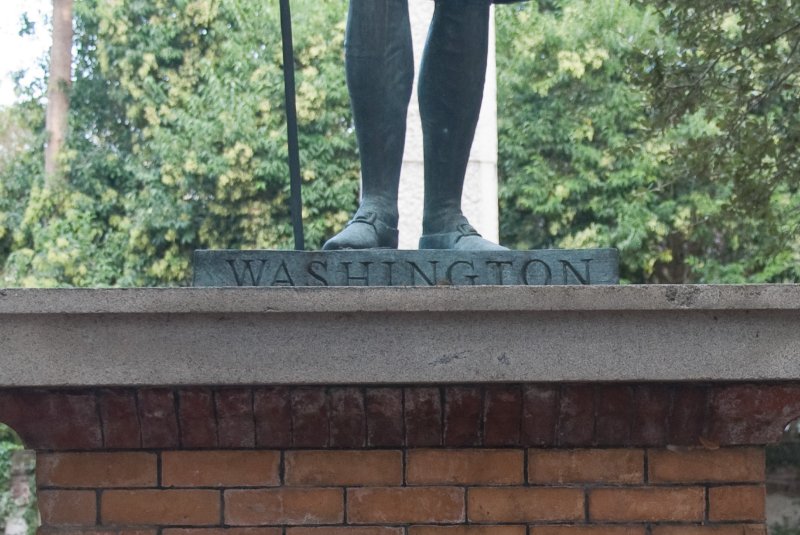 Charleston100309-9769.jpg - George Washington Statue, Washington Park, behind the City Hall