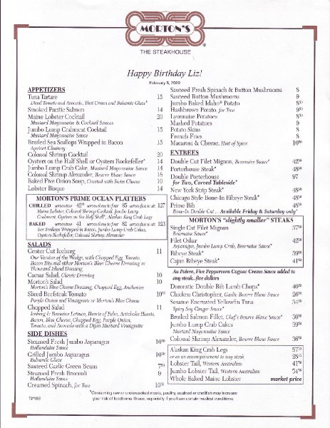 LizBday2009-020609.jpg - Happy Birthday Liz! Menu printed by Mortons