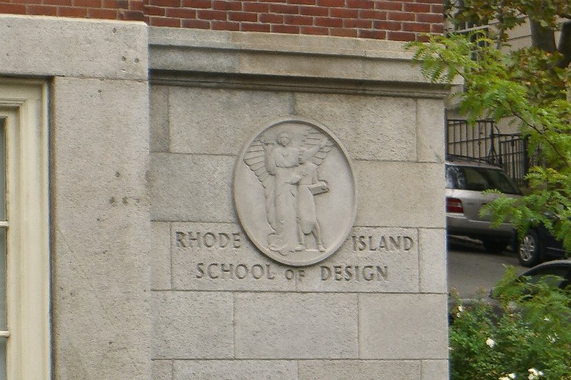 Providence101009-2062.jpg - College Building: Original RISD Seal