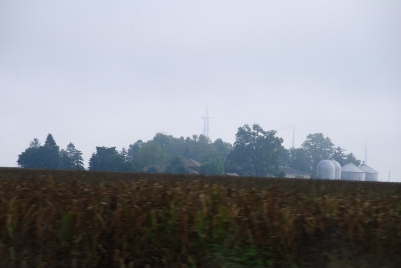 Purdue092609-9618.jpg - Windmill Farm. Driving North on I65, Leaving Lafayette, IN
