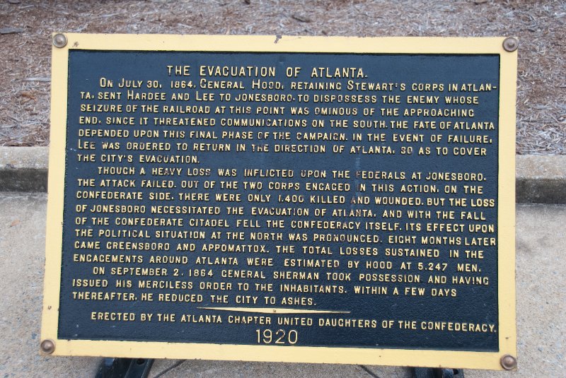 Atlanta082509-8820.jpg - The Evacuation of Atlanta.  Erected 1920