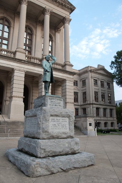 Atlanta082509-8834.jpg - Thomas E. Watson statue in front of the Georgia State Capitol