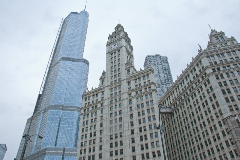 Chicago050109-6047.jpg - Wrigley Building, Trump Tower (left)