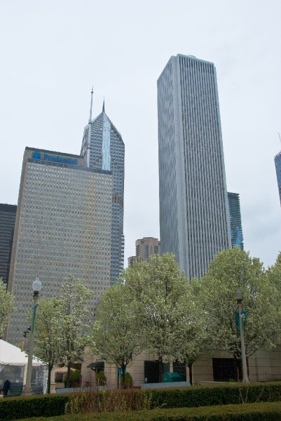 Chicago050109-6116.jpg - One Prudential Plaza, Aon Center (right), Two Prudential (background)