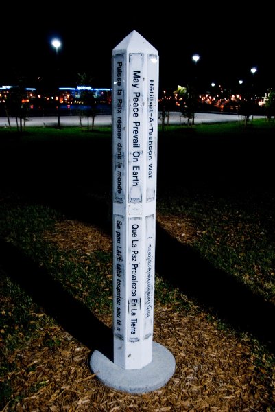 Miami041509-4941.jpg - Dade County Veterans' Memorial - Peace Pole