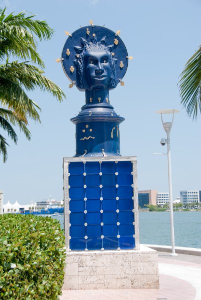 Miami041509-5005.jpg - One Miami West Tower Biscayne Bay art display
