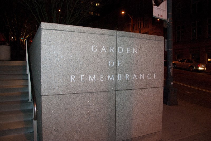 Seattle031509-4032.jpg - Garden of Remembrance, War Memorial infront of Seattle's Benaroya Hall on 2nd Ave