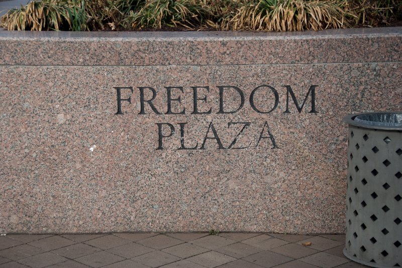 WashDC032709-4144.jpg - Freedom Plaza, home of  General Pulaski's statue