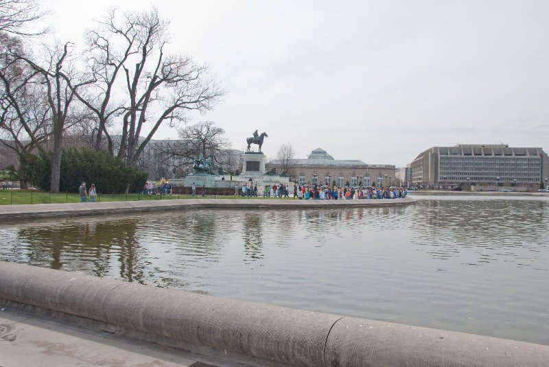 WashDC032709-4278.jpg - Capitol Reflecting Pool, Ulysses S. Grant Memorial (background)