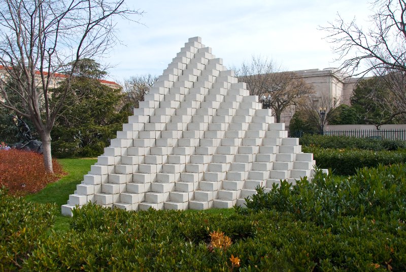 WashDC032709-4306.jpg - Four-Sided Pyramid, by Sol Lewitt, 1997