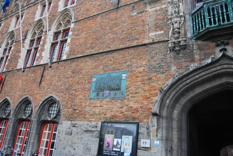 Bruge021710-1596.jpg - Entrance to Belfry in the Markt of Bruges
