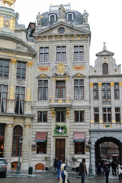 Brussels021310-0913.jpg - Grand Place:  Le Cygne building