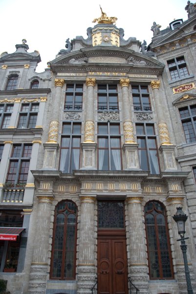 Brussels021310-0970.jpg - Musée de la Brasserie in the La Maison de l'Arbre d'Or (The Brewers' House), building owned by Confederation of Belgian Brewers