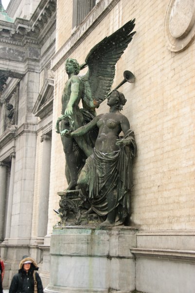 Brussels021410-1012.jpg - The Triumph of Art, Paul De Vigne, sculptor, 1885.