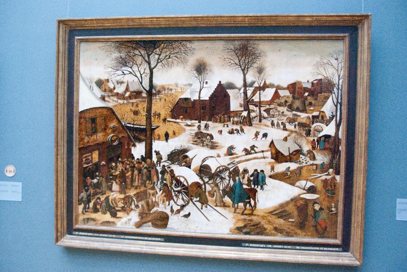 Brussels021410-1049-2.jpg - Pieter Brueghel II, Bruxelles 1564-Anvers 1638, Le Denombrement de Bethleem, 1610