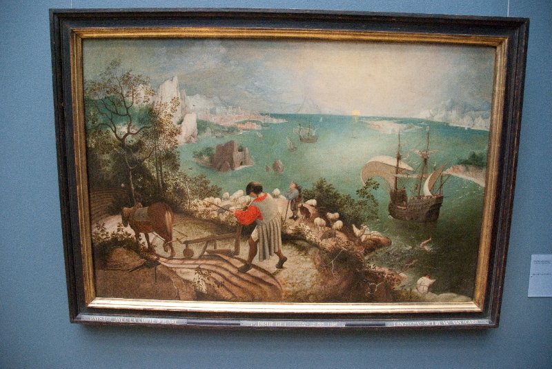 Brussels021410-1051.jpg - Pieter Bruegel I? 1527/28 -Bruxelles 1569, La Chute D'Icare
